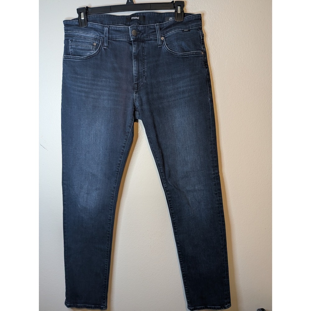 Mavi Jake Slim Leg Dark‎ Wash Jeans Mens Size 34x32